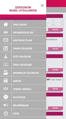 Dersonom Öğrenci Mobil android App screenshot 0